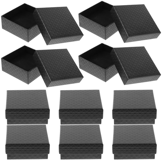 BRIGHTFUFU Caja de regalo para joyería, cajas de embalaje para joyería, anillo, pulsera, collar, Cajas de Regalo, 10 Uds.