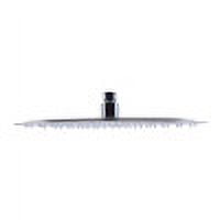 ALFI brand RAIN128-PSS 12" Oval Polished Solid Stainless Steel Ultra Thin Rain Shower Head