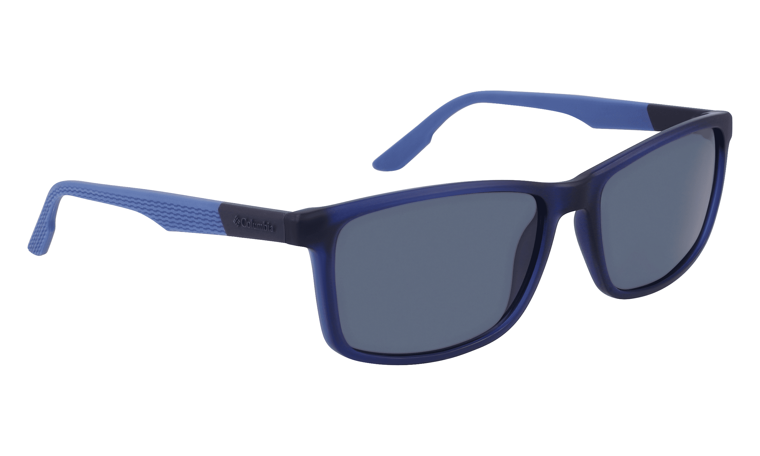 Columbia Men's Rectangle Prescription Sunglasses with Case, C572SG Matte Navy Crystal