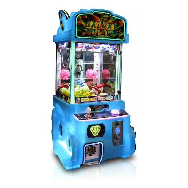 Maquina De Peluches Garra Grande Galaxy Claw Negocio Azul Claro