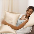 thumbnail image 3 of EazyTech Satin Silk Pillowcase for Hair and Skin Care, Standard Size 20x28inch, Super Soft Pillow Case with Envelope Closure, & Fade-Resistant, 3 of 5