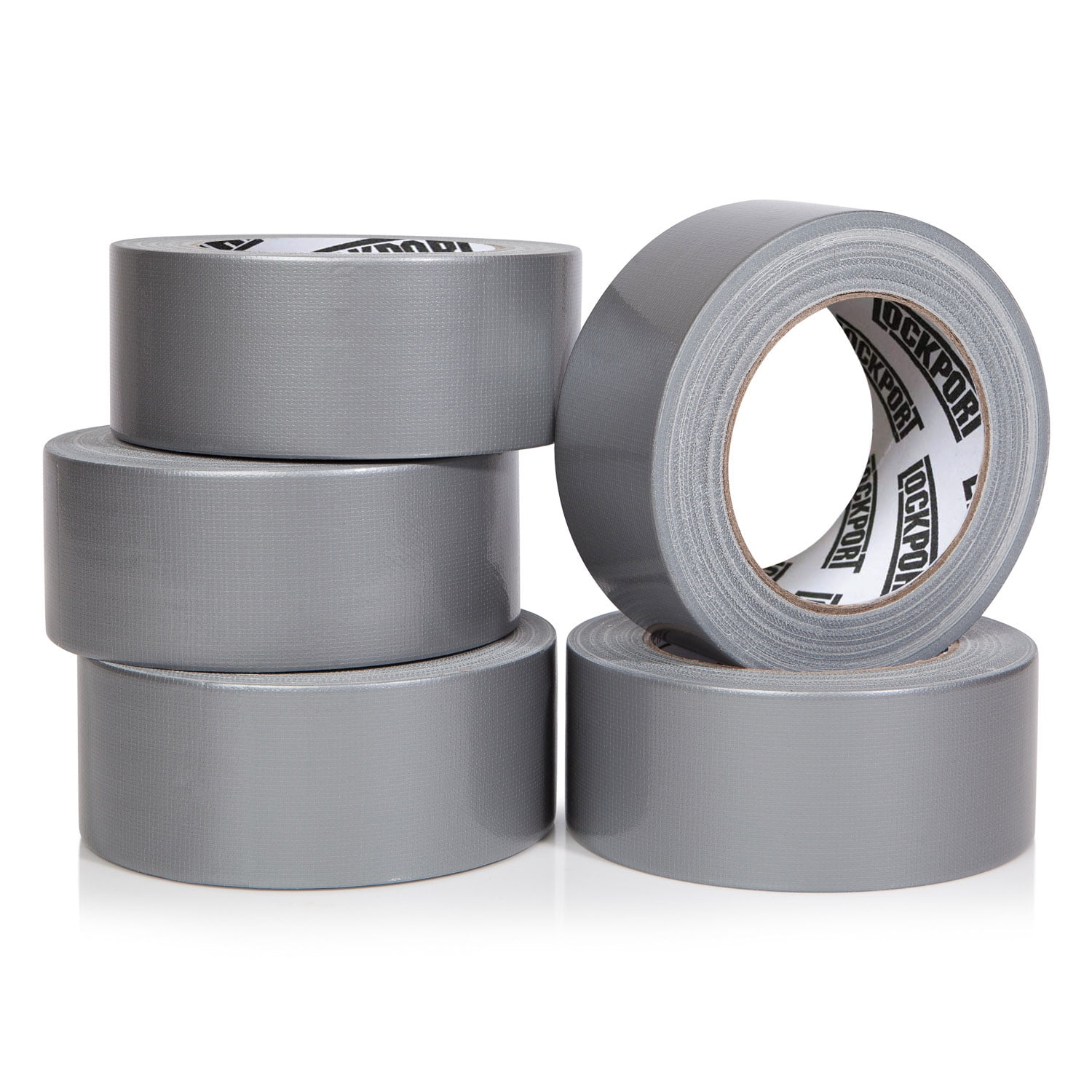 Duct Tape Heavy Duty Waterproof 12-Roll Multi Pack, Grey Color, 2