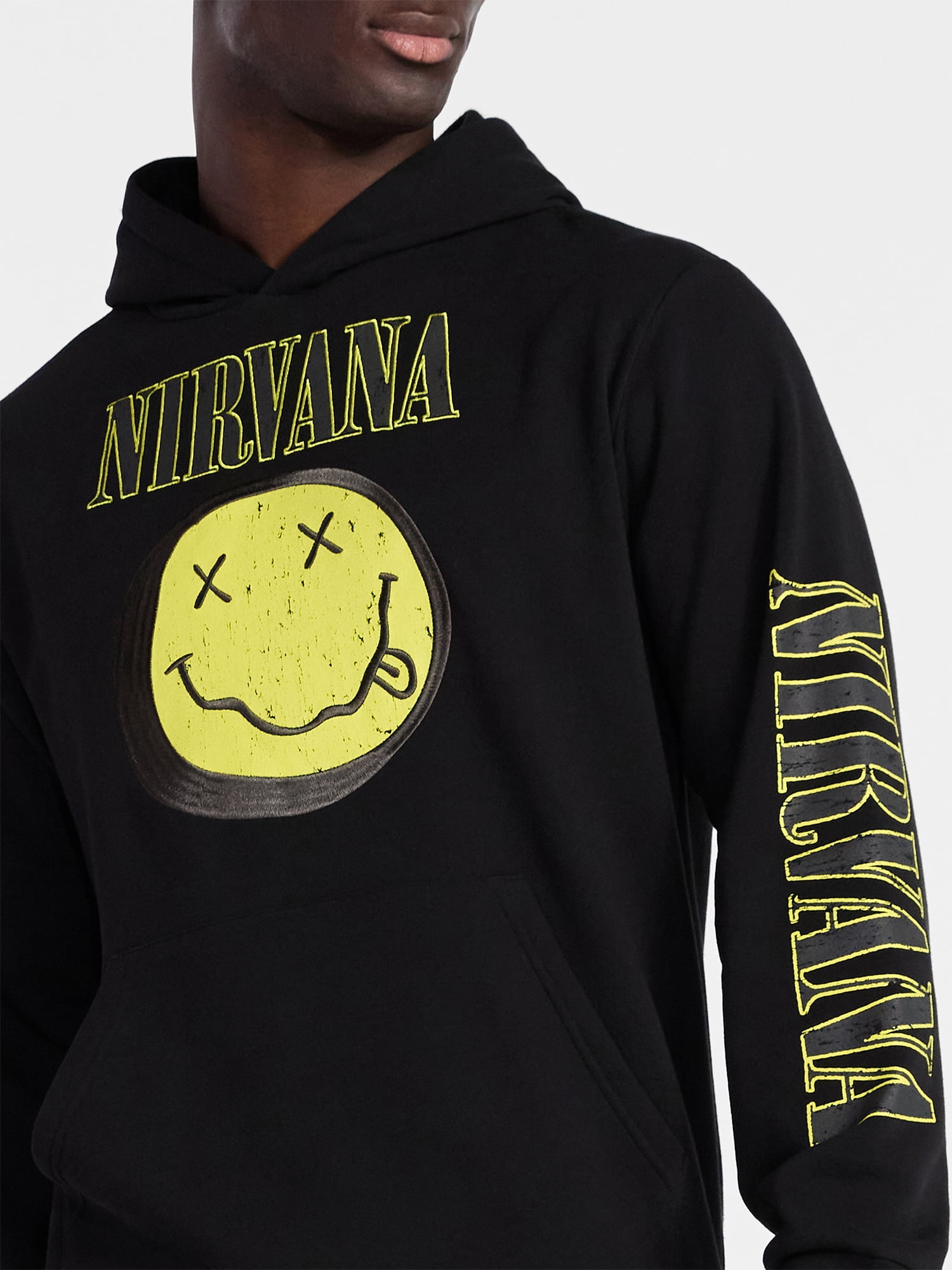 Men's Nirvana Smile Hoodie, Sizes S-5XL