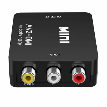 RCA AV to HDMI HD Converter Composite CVBS Video Adapter Wii NES SNES