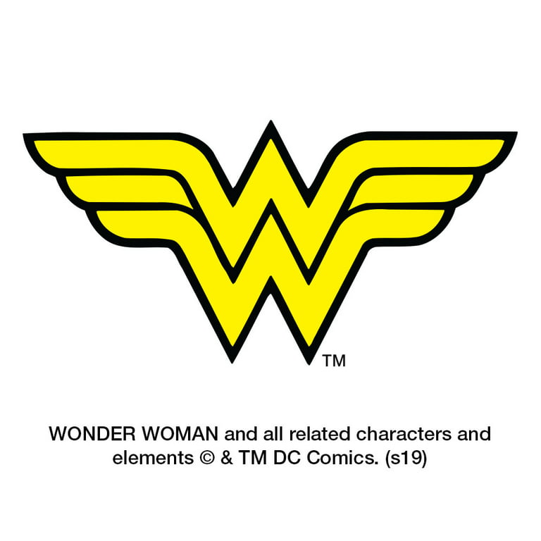 Wonder Woman Classic Logo Heavy Duty Metal Retractable Reel ID Badge Key Card Tag Holder with Belt Clip