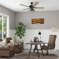 thumbnail image 2 of Prominence Home 50588-35 Madison County Industrial 42-Inch Aged Bronze Indoor Ceiling Fan, Cage LED Cage Barnwood, Tumbleweed Blades, 2 of 15