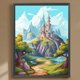 thumbnail image 1 of Pintura de diamante 5D DIY Taladro redondo completo Castillo de jardín Decoración del hogar (sz4536) JShteea El nuevo, 1 of 9