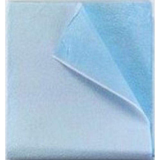 Tidi Everyday Stretcher Sheet Flat 40 X 48 Inch Blue Tissue/Poly Disposable, 980924 - CASE of 100