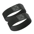 thumbnail image 2 of 2 correas elásticas para zapatos, cordones antisueltos, correas de tobillo, bandas elásticas de repuesto para zapatos planos y de cuero. negro, 2 of 8
