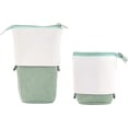thumbnail image 1 of Cute Pencil Case, Standing Pen Holder Telescopic Small Pencil Case Slim Special Preppy Pencil Pouch Pop Up Cosmetic Makeup Bag for Student Teen,Green, 1 of 5