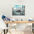 thumbnail image 5 of Lsque Panda In Futuristic City Print Wall Art – Decorative Picture for Living Room, Bedroom, and Office (Horizontal), 5 of 6
