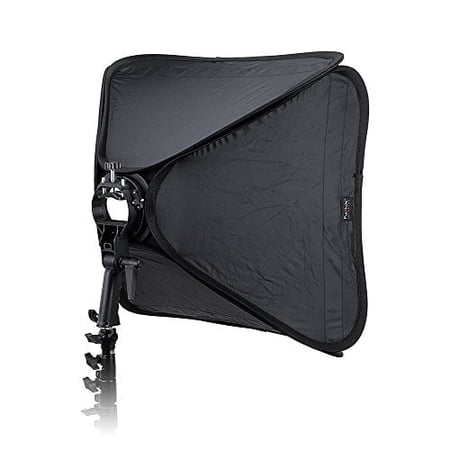Fotodiox Pro Foldable Softbox 24x24in (60x60cm) with Flash Bracket for Speedlights and Bowen Mount Strobes