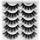 thumbnail image 1 of Zhuge 5 pares de pestañas de visón tenues, pestañas tupidas, aspecto natural, volumen 8D, pestañas postizas de 16 mm, G08, 1 of 3