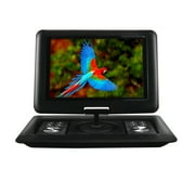 Trexonic Portable 1280 x 800 DVD Player with TFT-LCD Screen, Black, TRX-1580