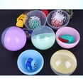 thumbnail image 3 of kurtrusly 100piece Refillable Small Round Balls Durable Plastic For DIY Crafts And Projects And Reusable. Twisted Round Balls Half color 32mm, 3 of 6