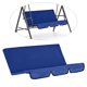thumbnail image 5 of Cubierta de asiento de columpio para jardín exterior Sunnimix Azul Funda de asiento de columpio, 5 of 7