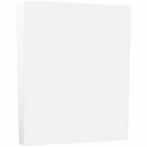 JAM Paper Vellum Bristol, 8 1/2 x 11, White, 110lb, 2 packs of 50
