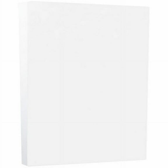 JAM Paper Vellum Bristol, 8 1/2 x 11, White, 110lb, 2 packs of 50