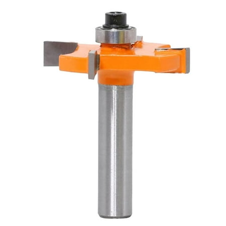 

4-Wing Kerf Cutter 8mm Shank Slotting Cutter Router Bit Woodworking