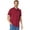 Beet Burgundy, variant on Men's Short Sleeve Interlock Polo Shirt, Teal Blue, X-Large