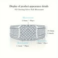 thumbnail image 3 of 18K Gold Plated Moissanite Ring - Exquisite 925 Sterling Silver Band for Men, Perfect for Party, Engagement, Wedding, Anniversary, and Gift for Boyfriend, 3 of 7