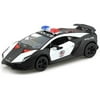 "5"" Kinsmart Lamborghini Sesto Elemento Police Car Diecast Model Toy 1:38"
