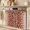 Brick Red, variant on Black Sheep Skin Oven Skirt for Farmhouse Kitchen Décor, Abstract Farmhouse Animal Print Oven Curtain Tie Top Decorative Stove Skirt, Cabinet Dish Washer Curtains with 8 Ribbon Ties 27"x20"