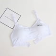 thumbnail image 6 of Hotiary 10-16Y Teen Girls Adjustable Strap Cotton Bras Preteen Girl Wireless Padded Sports Training Bras, Pack of 6, 6 of 8