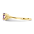 thumbnail image 3 of 10k Polished Geniune Amethyst Birthstone Ring in 10k Yellow Gold - Size 7, 3 of 3