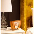thumbnail image 3 of Hermle Retro-Style Wooden Table Clock - 8" - Brown and Gold, 3 of 4