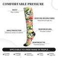 thumbnail image 4 of Picia Fruits Peach1 Printed Sports Compression Socks - 15-20mmHg Graduated Compression, High-Performance Soft and Breathable Socks for Men and Women, 4 of 5