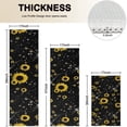 thumbnail image 4 of Black Yellow Star Sunflower Pattern Kitchen Rugs Sets Of 3,Kitchen Runner Rugs Non Skid Washable,Decorative Kitchen Floor Mats for Kitchen,Sink,Laundry,17"x30"+ 17"x47" + 17"x59", 4 of 6