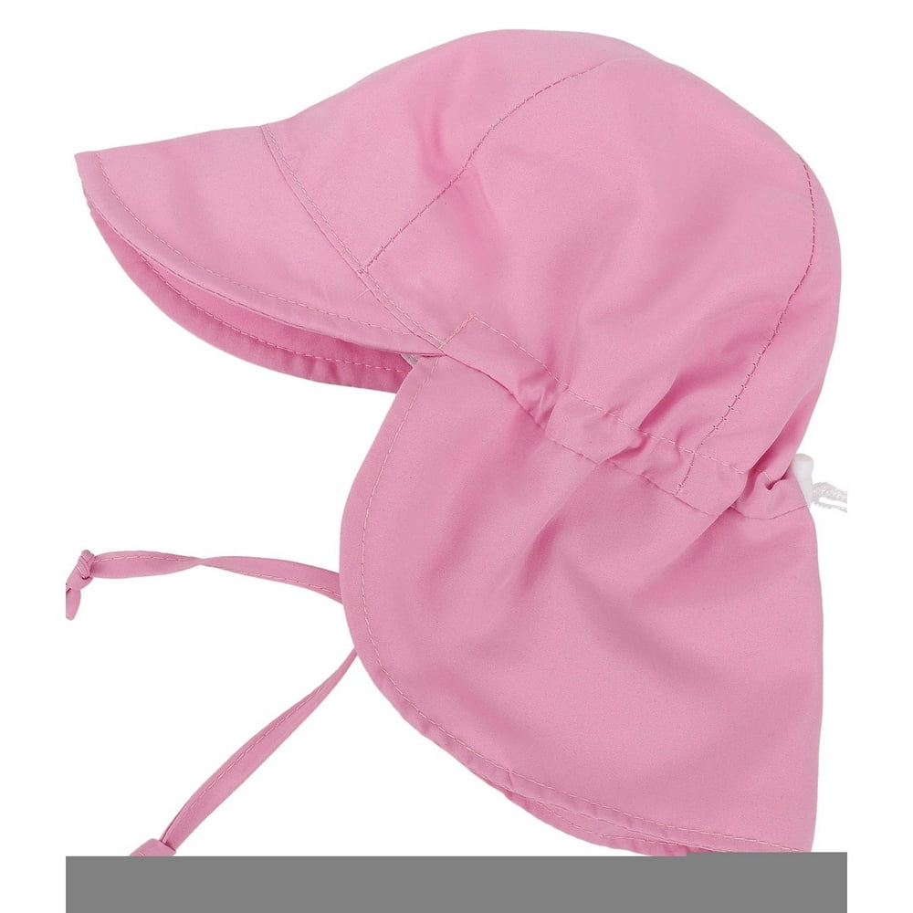 Overstock - UPF 50 Sun Protection Baby Hat w/ Neck Flap and Drawstring ...
