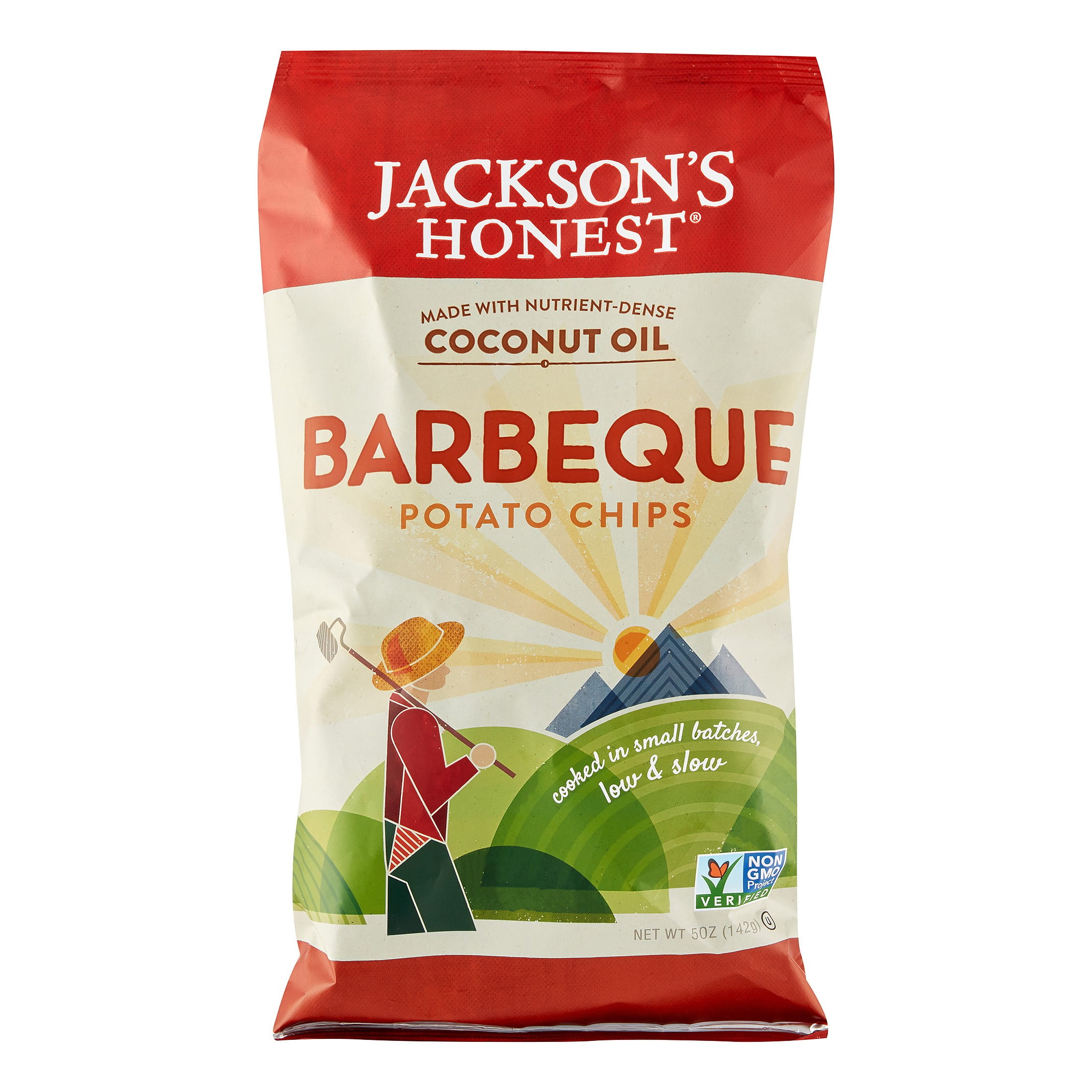Jackson's Honest Coconut Oil Potato Chip Barbeque 5 oz.