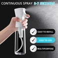 thumbnail image 4 of 2 Pack Plastic Spray Bottles Stream Water Bottle for Cleaning Solutions, Plants, Pet, Essential Oils, Hair, Cooking, 4 of 7