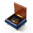 thumbnail image 2 of Iconic Royal Blue Lion and Crown Inlay Music Box - 12 Days of Christmas, 2 of 2