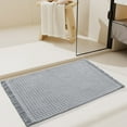 thumbnail image 5 of Bathroom Floor Mat, Super Absorbent, Soft, Non-Slip, Stable Adhesion, Exquisite Workmanship, Machine Washable, Multi-Purpose, for Bathroom, Tub-Side, Sink Front, 5 of 6