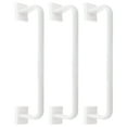 thumbnail image 3 of HONMEET Bathroom Towel Holders White 3 Pieces Wall Mounted Towel Rack Organizer 11.73 x 2.75 x 2.75 Inches, 3 of 9