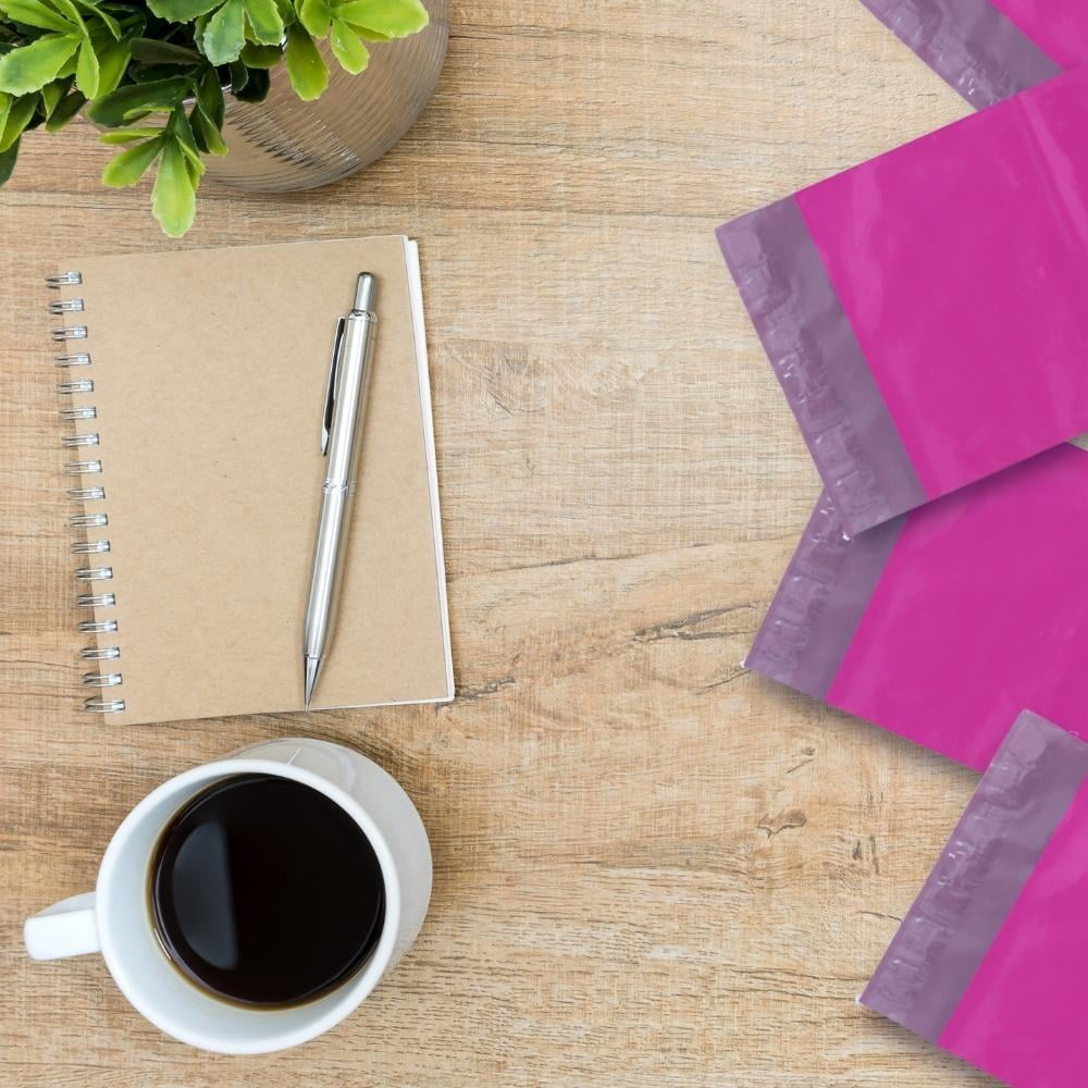 MMBM 2000 Purple Poly Mailer 10" x 13" Premium 2 Mil Self Seal bags For Mailing, Packing and Shipping
