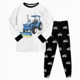 thumbnail image 3 of TOWED22 Toddler Baby Boys Girls Pajamas Kids 2 Piece Pj's Long Sleeve Cartoon Sleepwear Clothes Set Outfits,Little Girl Pajamas 3 6 9 12 18 24 Months 2t 3t 4t 5t 6t 7t 8t 9t(Sky Blue,3-4 Y), 3 of 9
