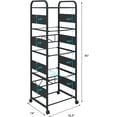 thumbnail image 2 of Natwind 4 Tiers Home Office Rolling File Cart for Letter Size Mobile Metal File Hangers Shelves on Wheels Hanging File Folders Rack Pull-Out Drawer Cabinet, 2 of 8