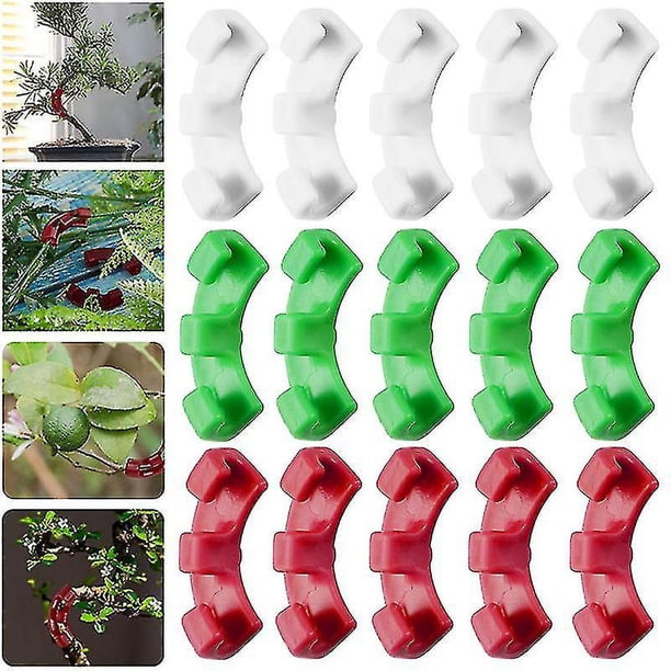 Doblador de ramas de plantas, Clips de 90 grados para plantas, Clip de fijación de Control de entrenamiento de bajo estrés, 15 Uds.