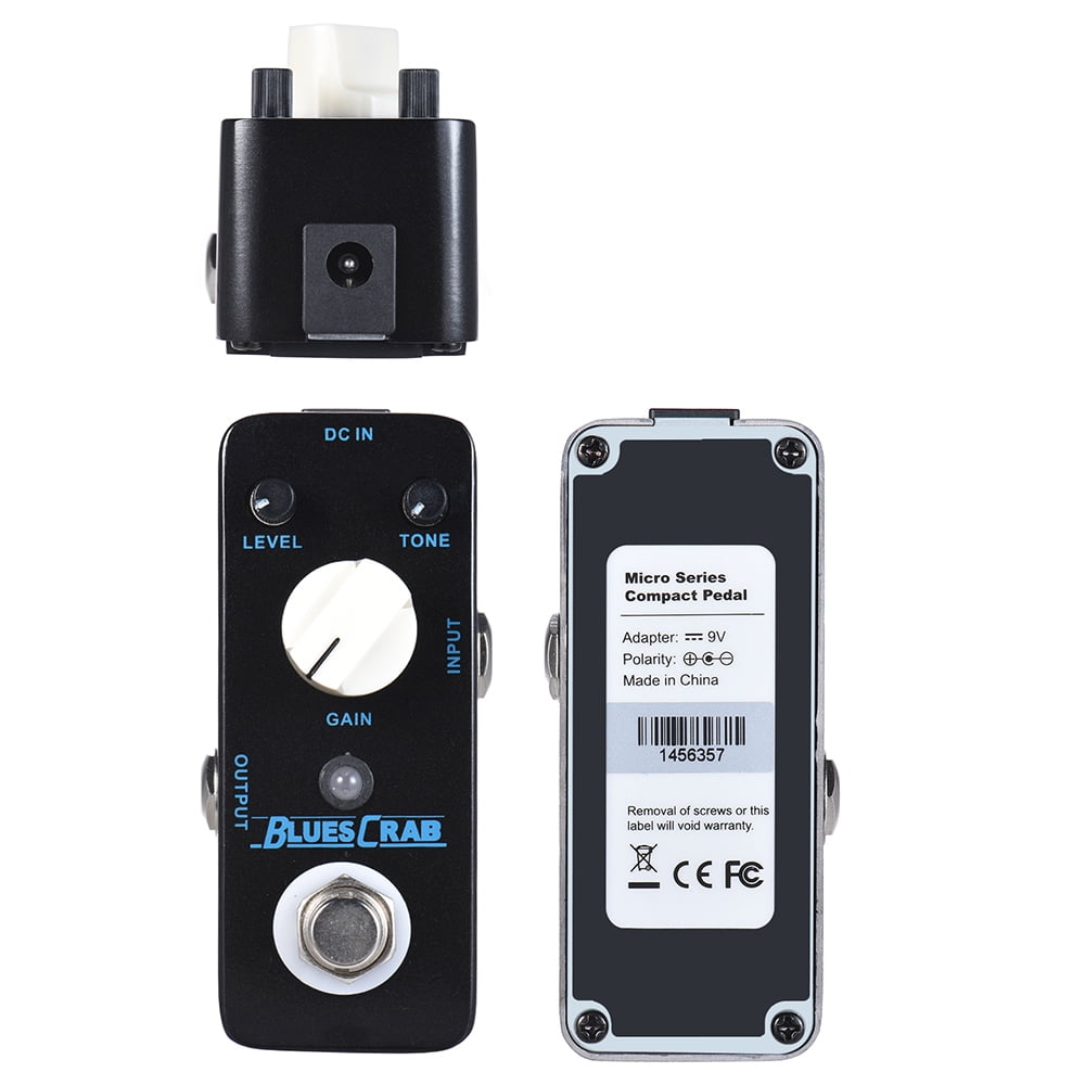 Elowen Blues Overdrive Pedal \u0026amp; BLUES CRAB Blues Overdrive Guitar Effect Pedal True Bypass Full Metal Shell