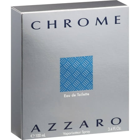 Azzaro Chrome Eau de Toilette 3.4 oz Spray Men