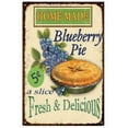 thumbnail image 1 of Tin Sign Home Made Cherry Pie Fresh & Delicious Vintage Chic Art Wall Decoration for Store Bar Home Cafe Farm Garage Cabin or Club 12" X 8", 1 of 5