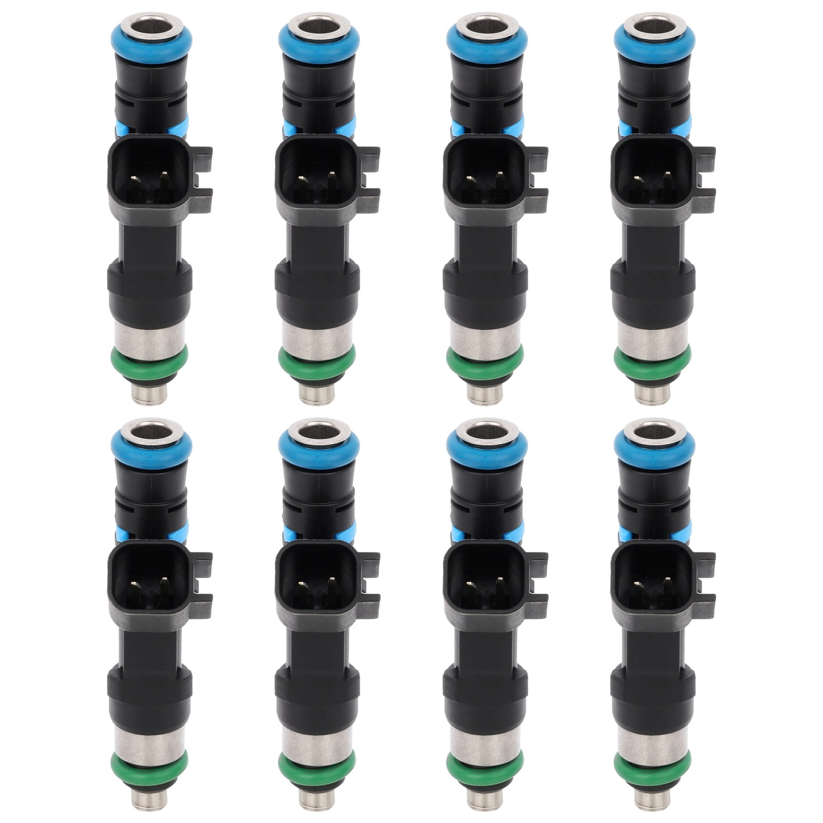 Injectors Kit,SCITOO 4 Holes Fuel Injector fit for 2006-2010 for Ford for Crown Victoria /2006-2010 for Lincoln Town Car /2006-2010 for Mercury for Grand Marquis,Set of 8