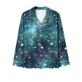 thumbnail image 4 of Jamicy Women's Pajamas Women's Pajamas Long Sleeve Sleepwear Casual Button Down Loungewear Soft Pjs Set, 4 of 7
