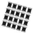 thumbnail image 1 of AMLESO 4x20 Pieces Plastic Quick Release Buckles Black 15mm 4 Pcs, 1 of 8