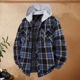 thumbnail image 1 of MHFRRA Chaqueta Informal Vintage de Tendencia Diaria para Hombre para Cualquier Ocasión Azul, 1 of 3