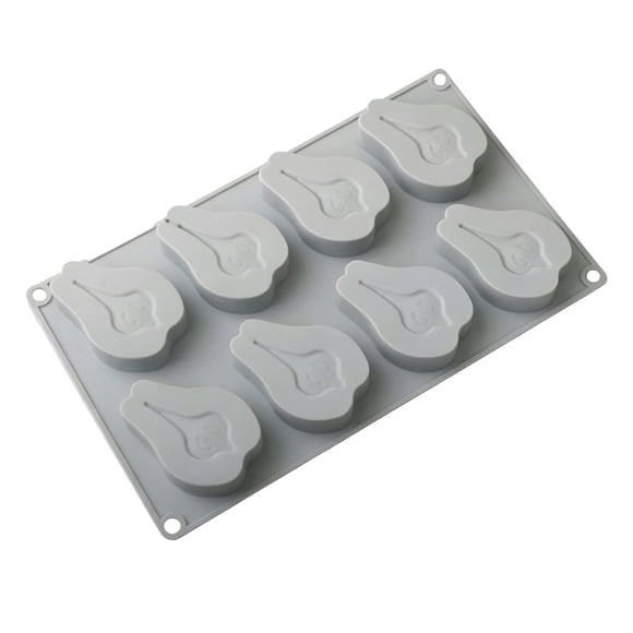 XIANXIAN Fruit Silicone Mold Silicone Chocolate Mold for Lemon 3D Lemon Shaped Molds 8 Cavity Lemons Molds for Chocolate Candy Desserts